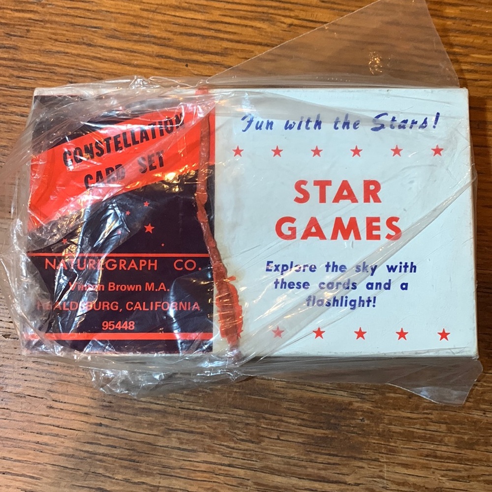 NEW 1955 VINTAGE Constellation Card Set Star Games Fun with Stars NEW IN BOX